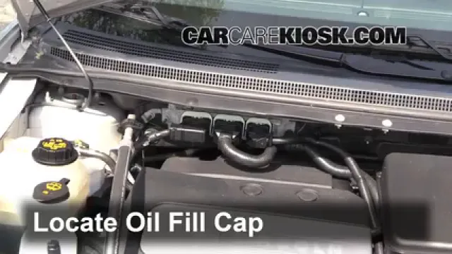 2011 Lincoln MKX 3.7L V6 Aceite Agregar aceite